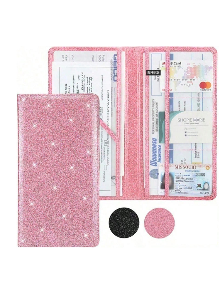 Portfolio Folder Zip - Car registration and insurance card holder,