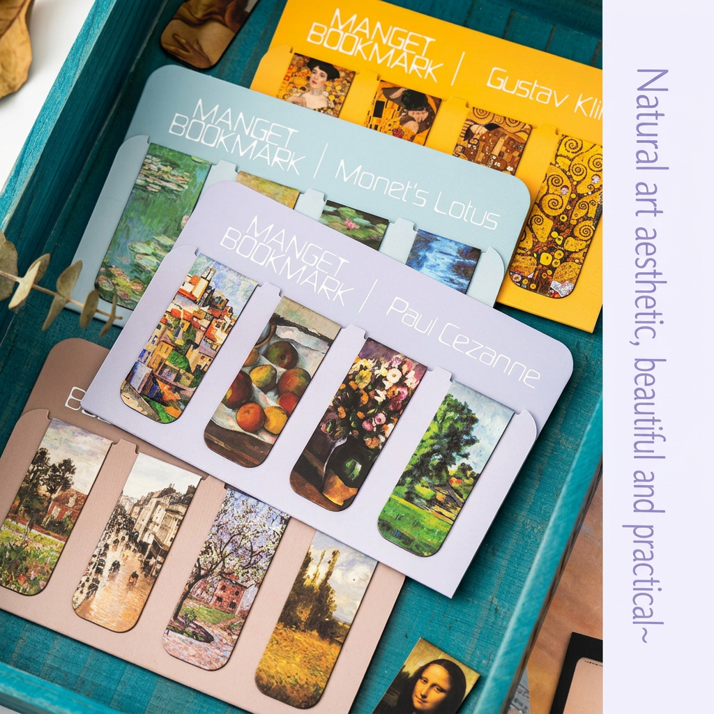 4pcs Artistic Magnetic Bookmar - Paperclip Magnetic Set avis et prix