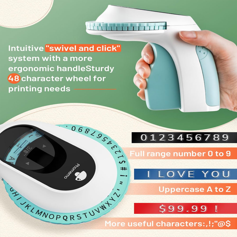 E975 Embossed Label Printer, 3 - Label Printer Tape avis et prix