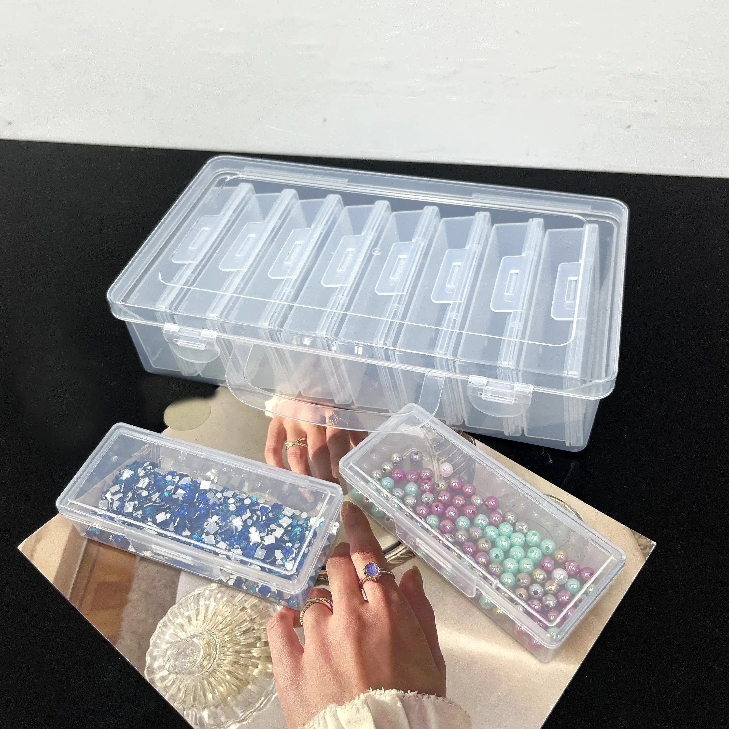 Transparent Plastic Storage Bo - Stationery Office And School Supply Stores avis et prix