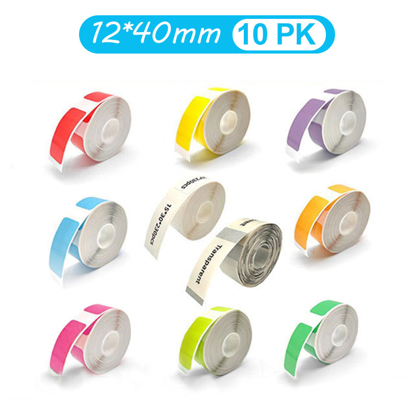 12*40mm Colored Transparent Th - Label Printer Tape avis et prix