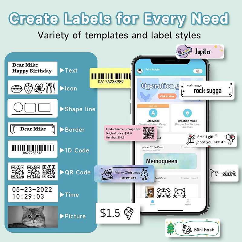 12*40mm Colored Transparent Th - Label Printer Tape avis et prix