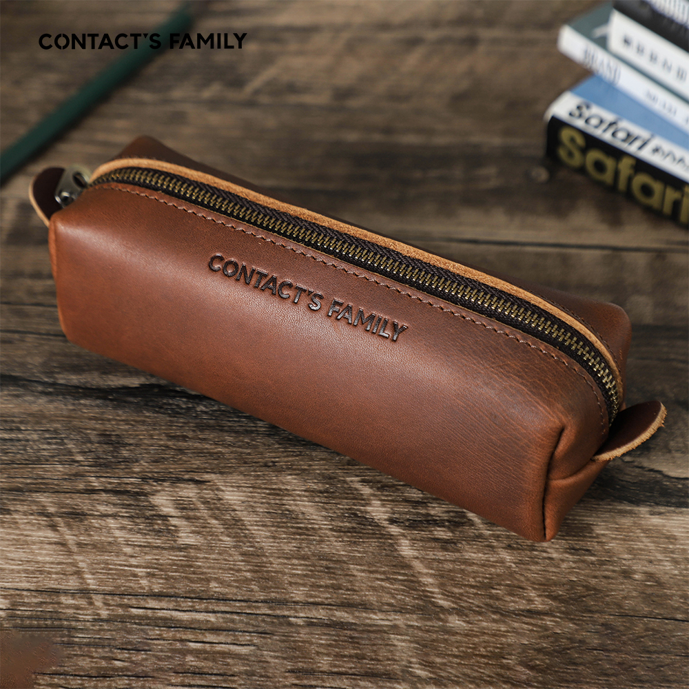 Retro Leather Pencil Case High - Stationery Supplies Business avis et prix