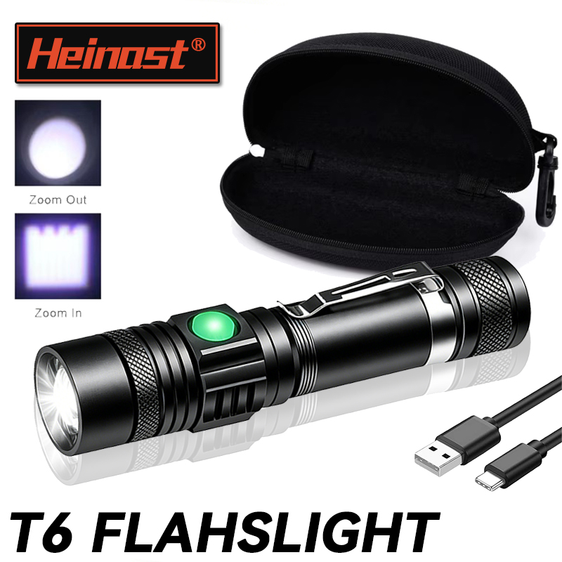 T6 LED Rechargeable Flashlight - Stationery Supply avis et prix