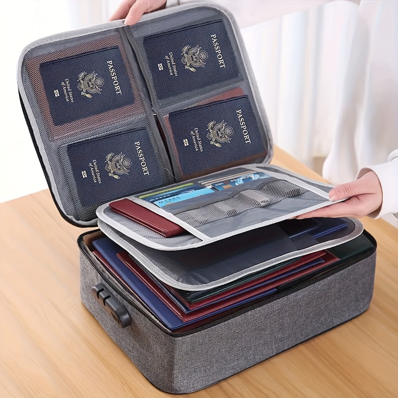 Lockable File Storage Bag,3-La - Portfolio Folder Zip avis et prix