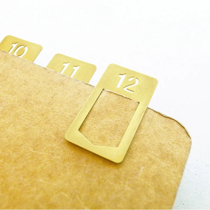 12 Pcs/lot Vintage Copper Book - Stationery Office And School Supply Stores avis et prix