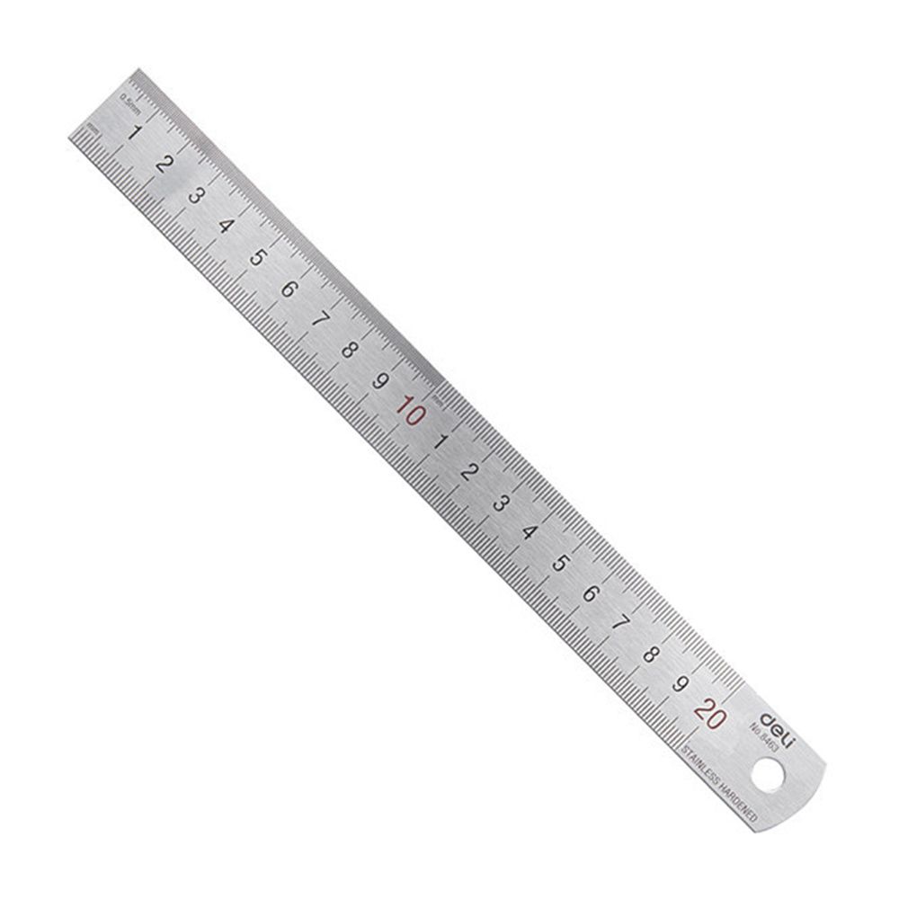 Deli 20cm Stainless Steel Meta - Stationery Office And School Supply Stores avis et prix