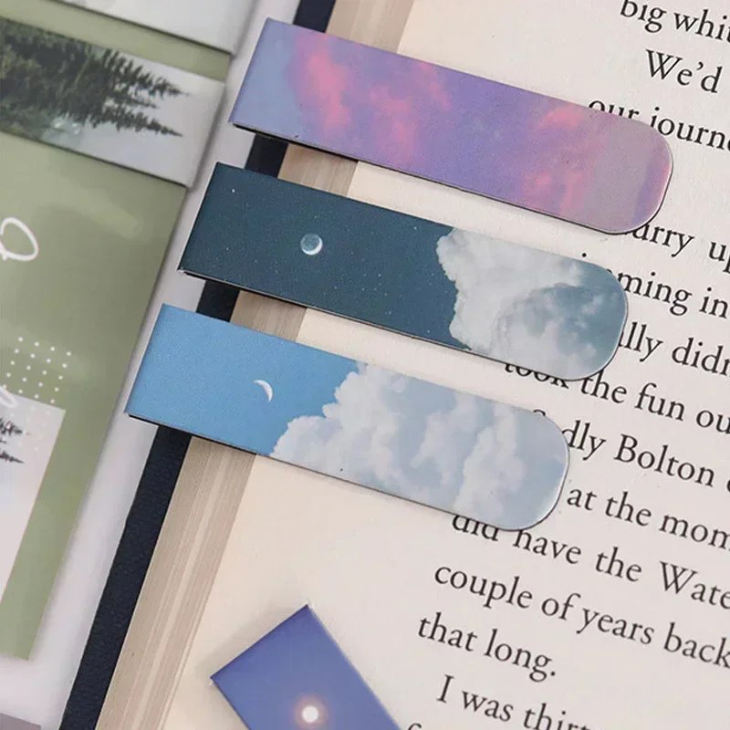 2Pcs/Set Landscape Themed Magn - Paperclip Magnetic Set avis et prix