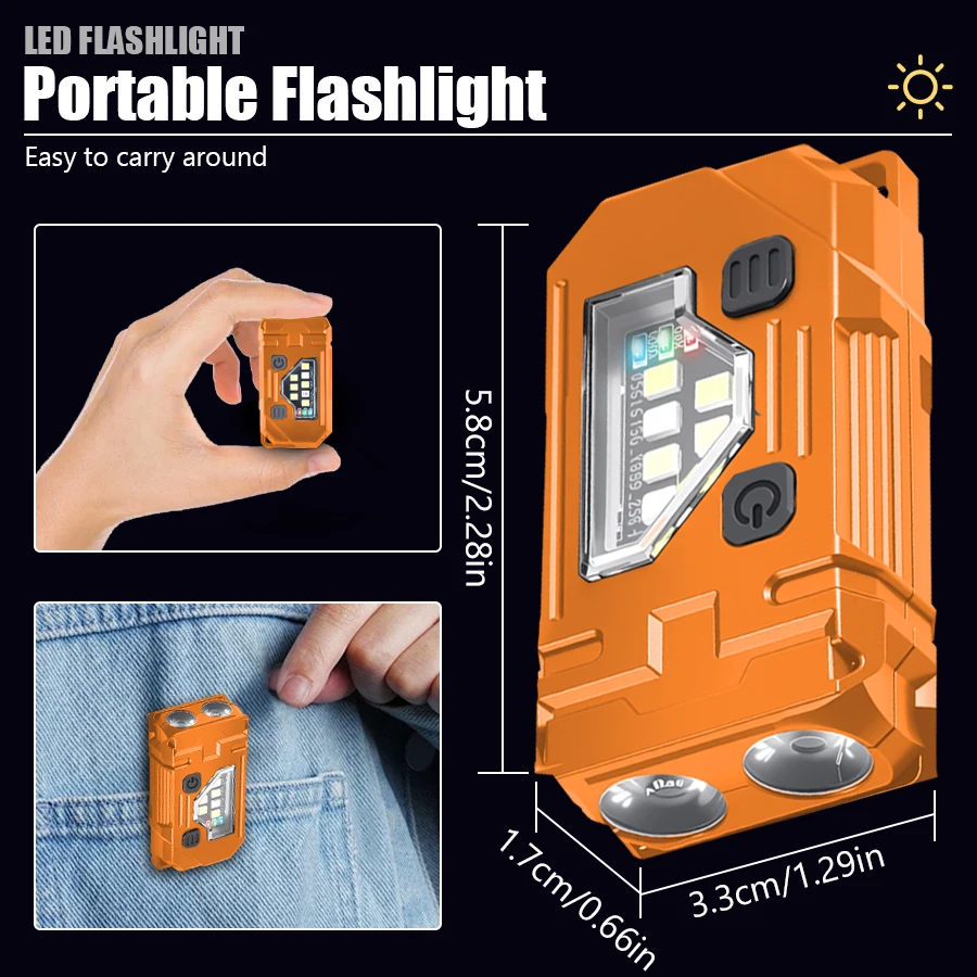 Mini Keychain EDC Flashlight R - Stationery Supply avis et prix