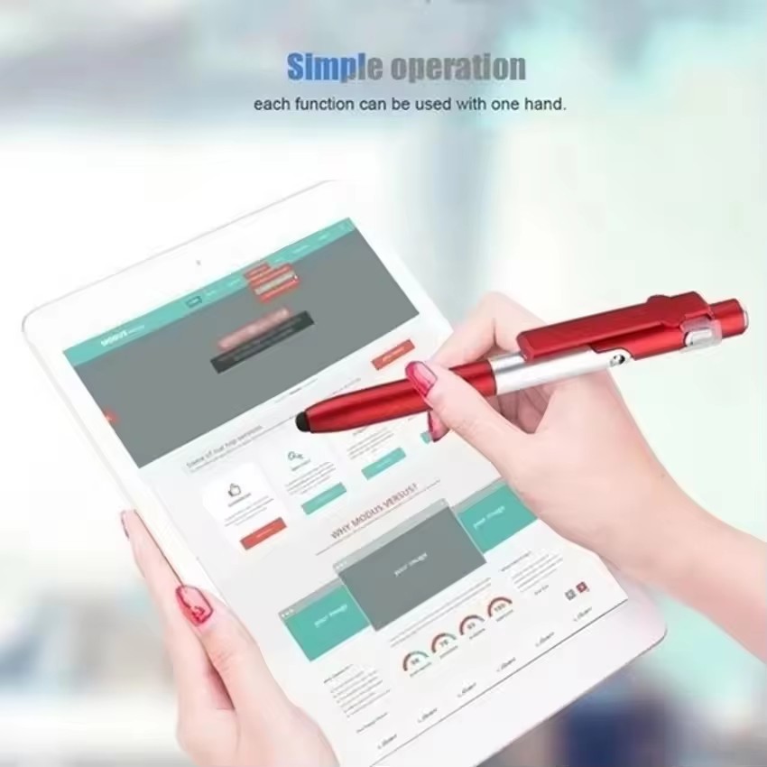 4 IN 1 Multifunction Touch Pen - Stationery Supply avis et prix