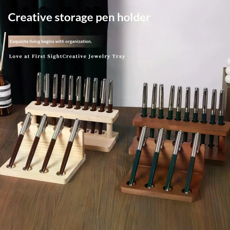 Walnut Wood Test Tube Rack Mul - Stationery Office avis et prix
