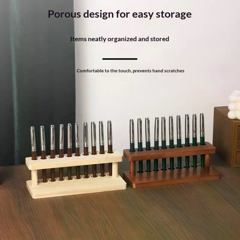 Walnut Wood Test Tube Rack Mul - Stationery Office avis et prix