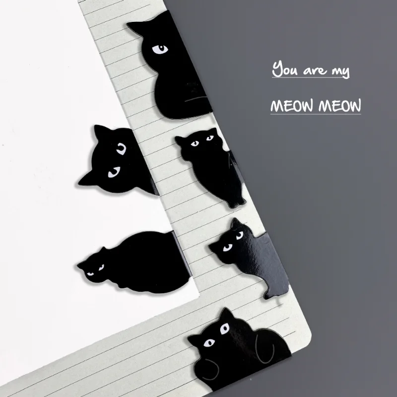 6 Pcs/set Cute Cat Magnet Book - Paperclip Magnetic Set avis et prix