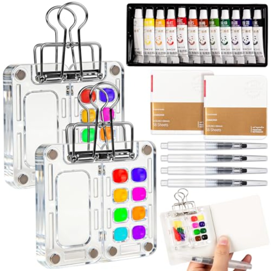 Mini Watercolor Paint Set Trav - Paperclip Magnetic Set avis et prix