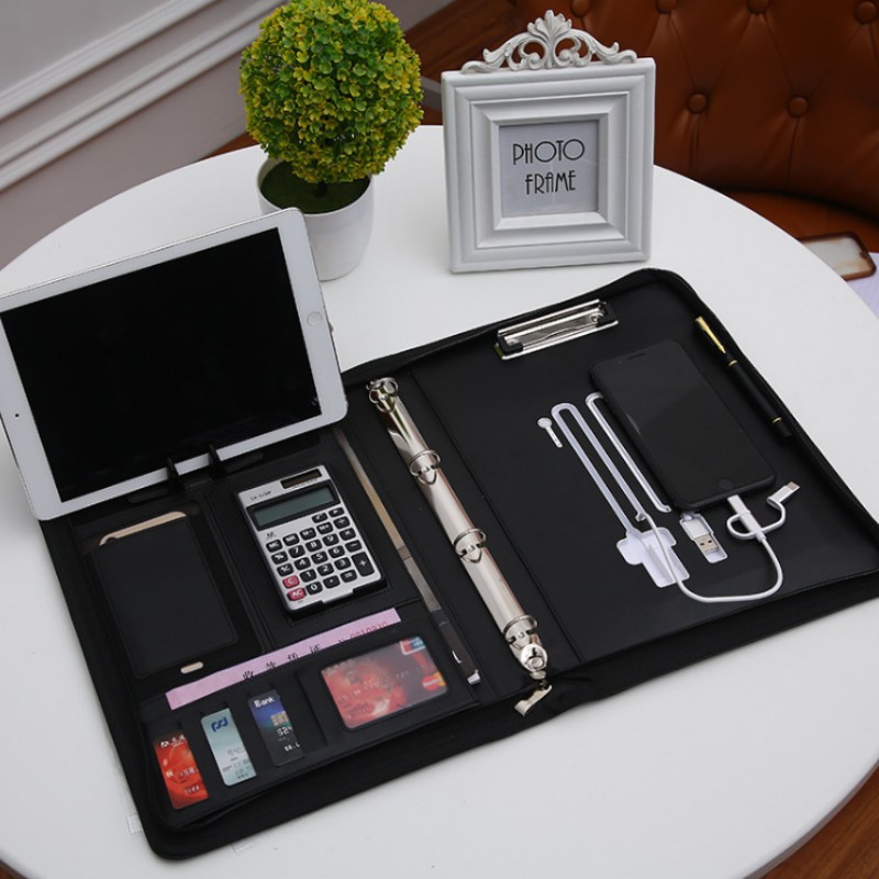 Multifunctional A4 Conference  - Portfolio Folder Zip avis et prix