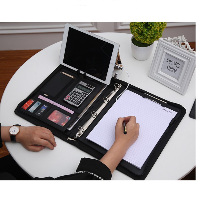 Multifunctional A4 Conference  - Portfolio Folder Zip avis et prix