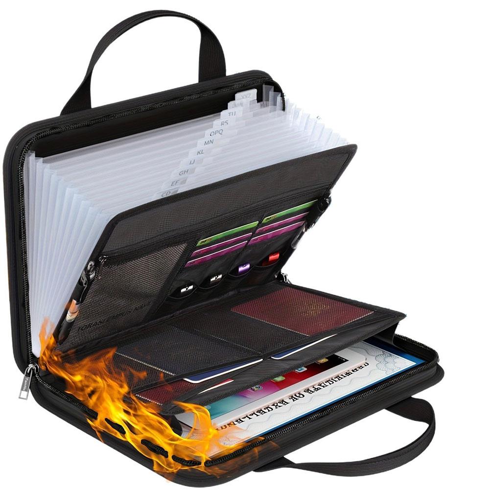 A4 Zipper File Bag Waterproof  - Portfolio Folder Zip avis et prix