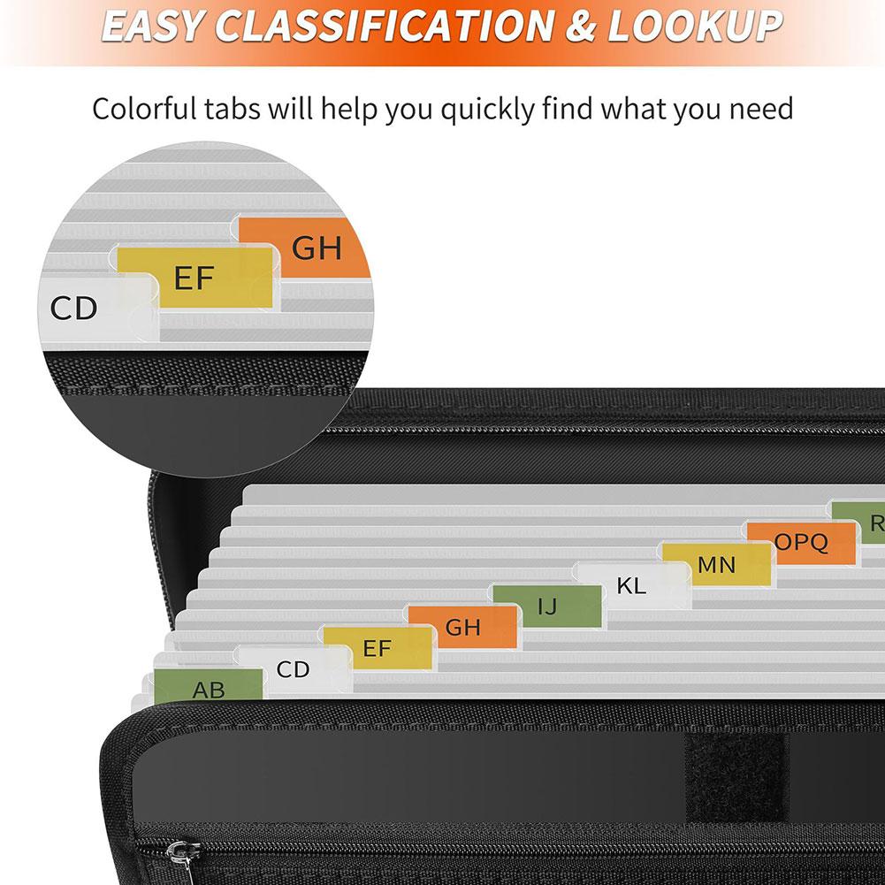 A4 Zipper File Bag Waterproof  - Portfolio Folder Zip avis et prix
