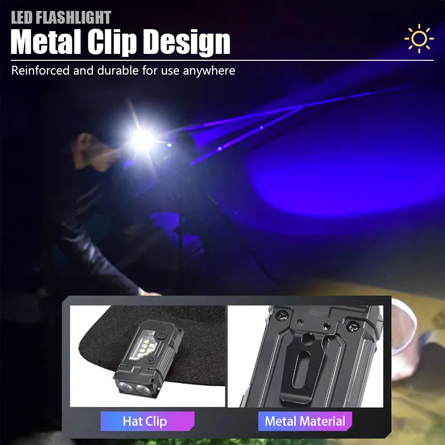 Mini Keychain EDC Flashlight - - Stationery Supply avis et prix