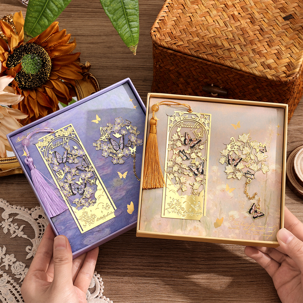 2 Pcs Butterfly Bookmarks With - Stationery Supply avis et prix