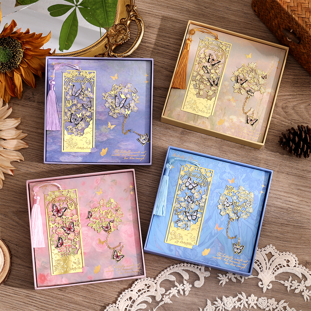 2 Pcs Butterfly Bookmarks With - Stationery Supply avis et prix