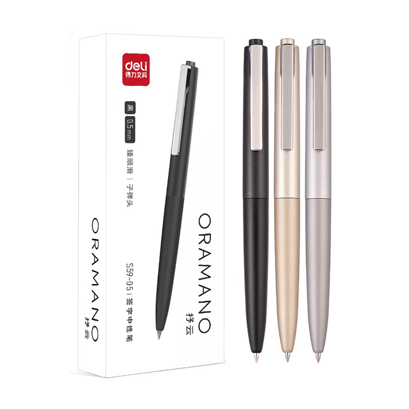 Deli 3pcs 0.5mm/0.7mm Black In - Stationery Supplies Business avis et prix