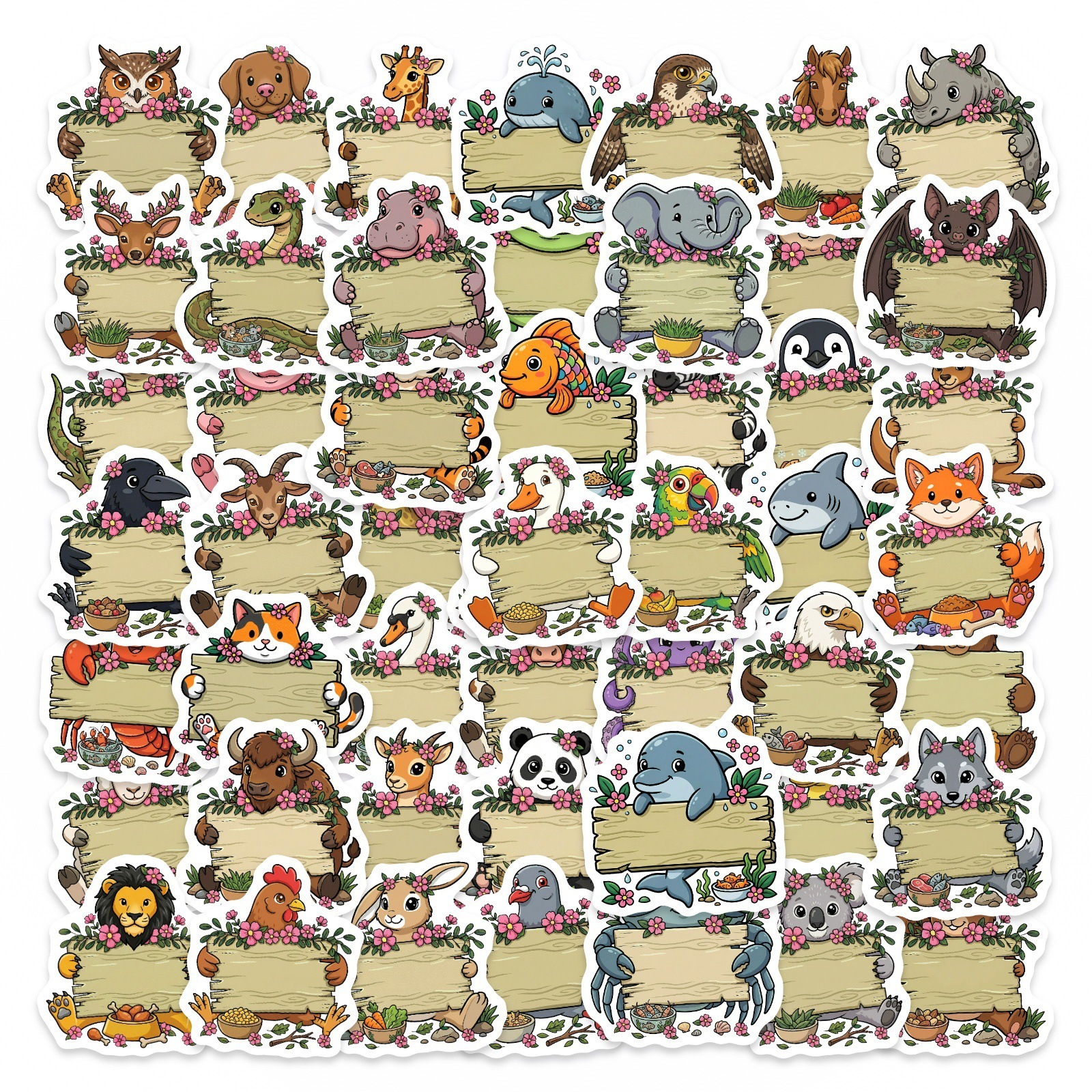 50/100Pcs HD Watercolor Forest - Paper Deal Stationery & Office Supply avis et prix