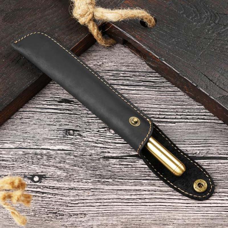 1pc Pen Bag Leather Packaging  - Stationery Supplies Business avis et prix