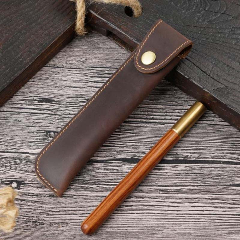1pc Pen Bag Leather Packaging  - Stationery Supplies Business avis et prix