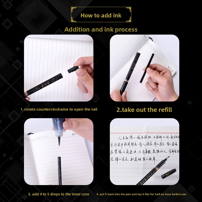 4PCS/SET Calligraphy Art Marke - Stationery Office avis et prix