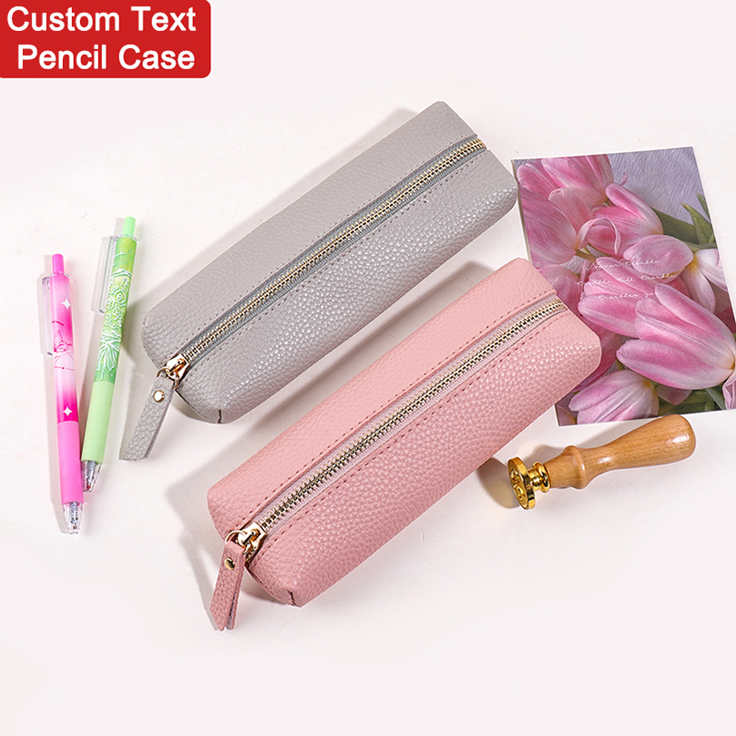 Large Capacity Custom Text Pen - Pencil Case Large avis et prix