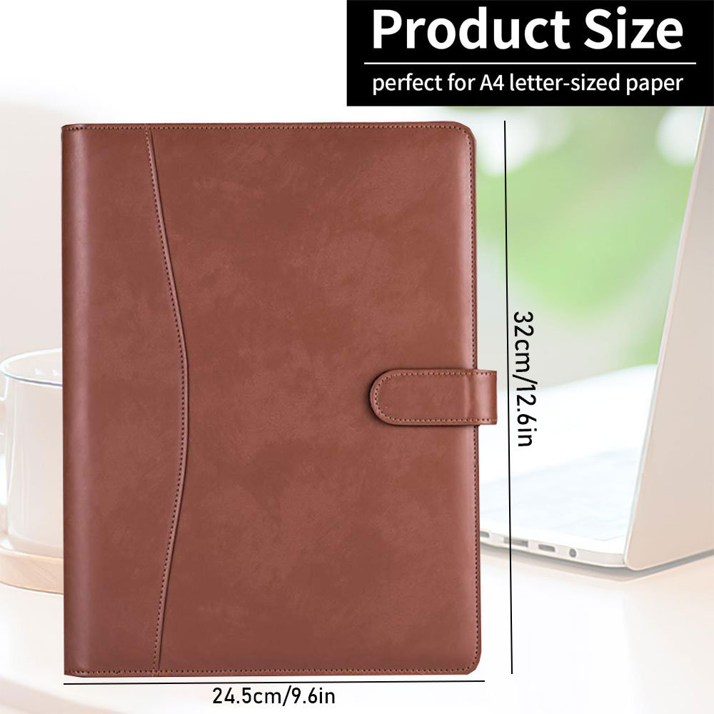 Multifunctional leather folder - Portfolio Folder Zip avis et prix