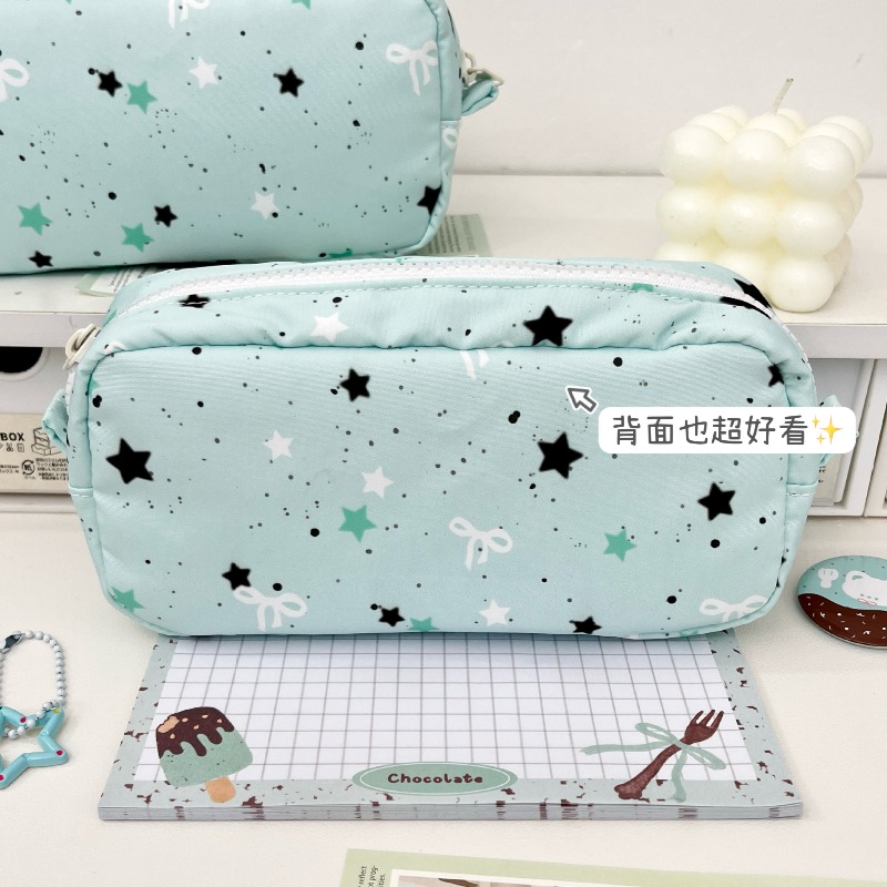 Ins Style Mint Star Mini Squar - Pencil Case Large avis et prix