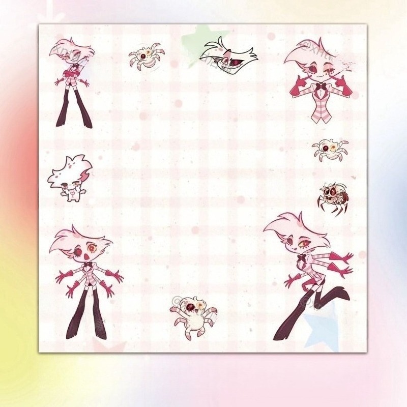 4Pcs Hazbin Hotel Zestial & Al - Stationery Office avis et prix