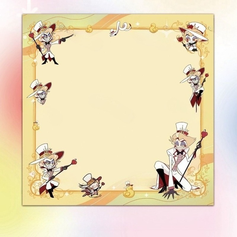 4Pcs Hazbin Hotel Zestial & Al - Stationery Office avis et prix