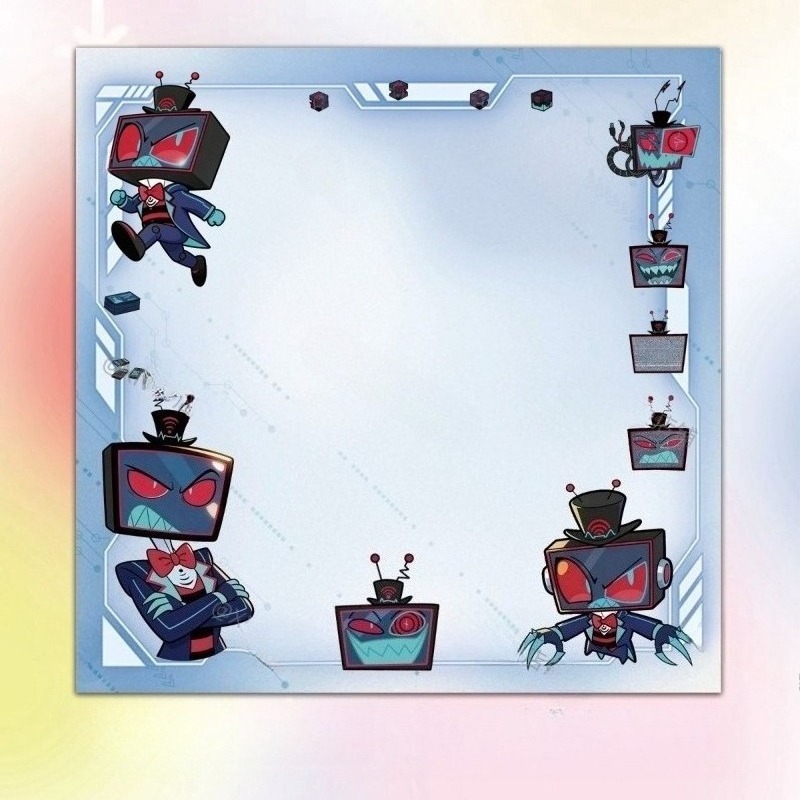 4Pcs Hazbin Hotel Zestial & Al - Stationery Office avis et prix