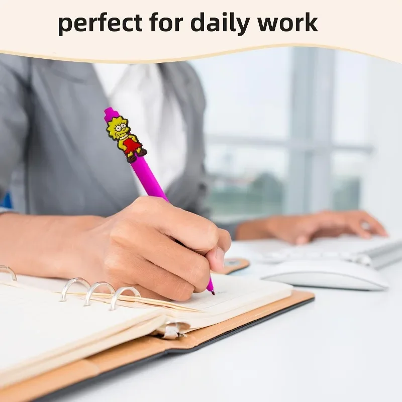 4pcs/set Simpsons Neutral Pen  - Stationery Supply avis et prix