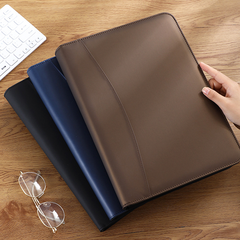 Multifunctional A4/A5 PU Leath - Portfolio Folder Zip avis et prix