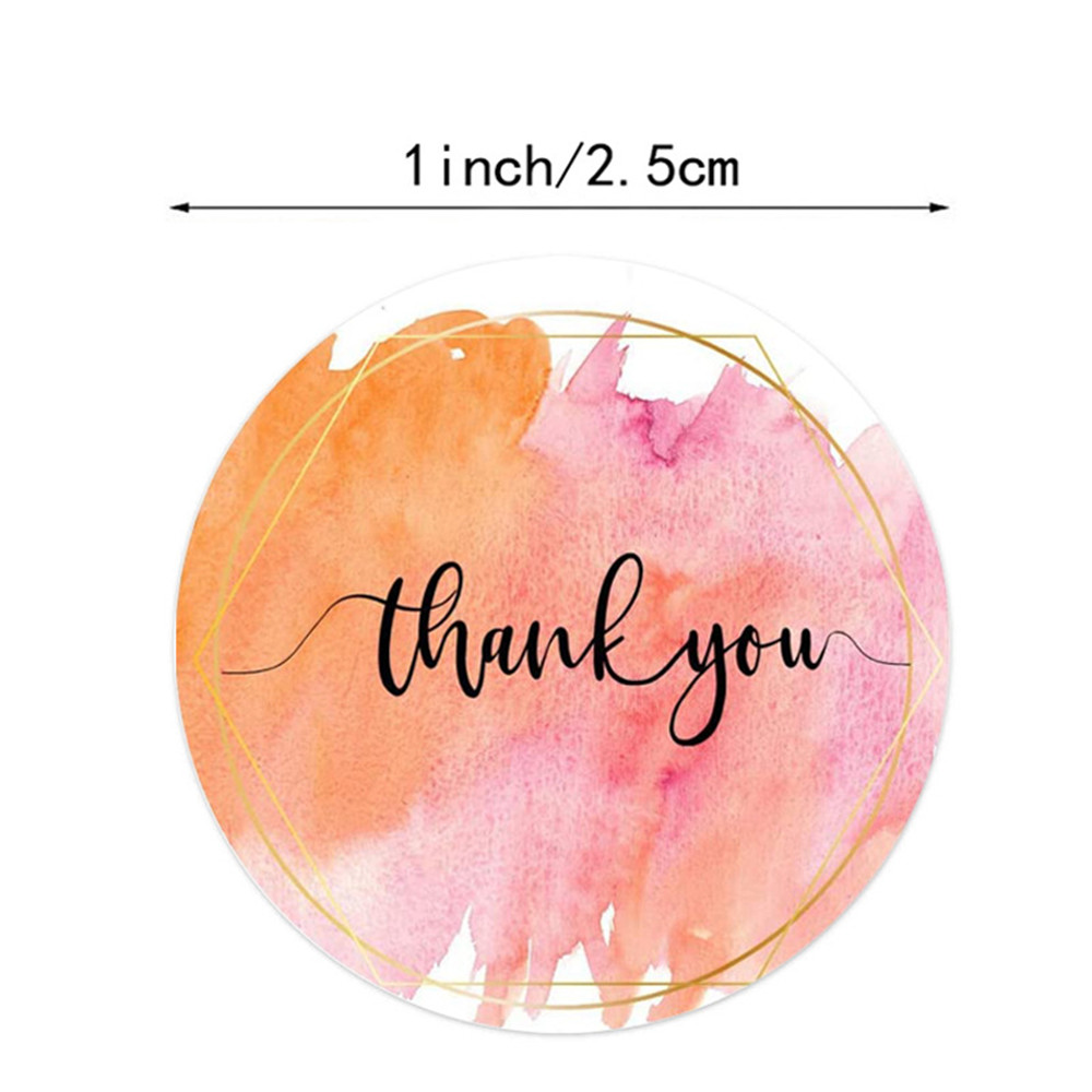 100-500 Pcs Thank You Stickers - Stationery Supplies Business avis et prix