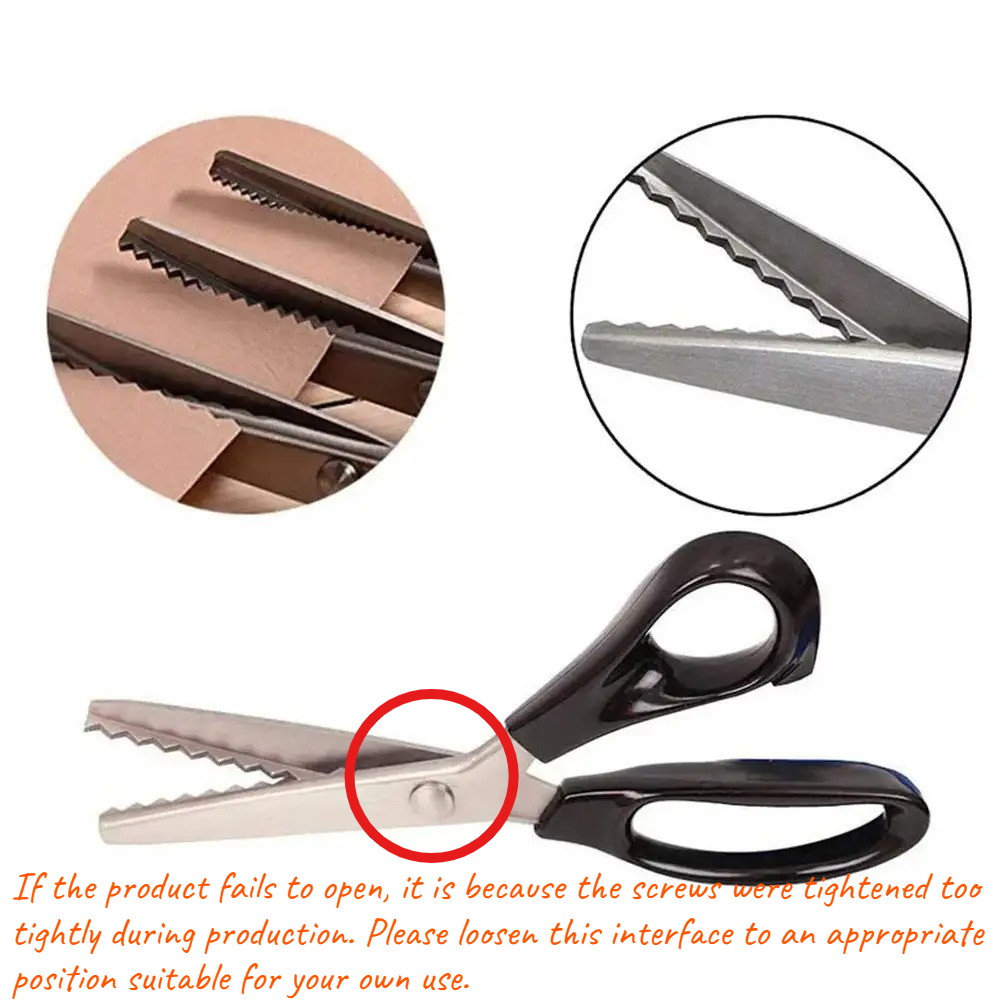 Stainless Steel Pinking Scisso - Scissors Stainless Craft avis et prix