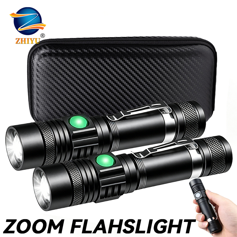 T6 LED Rechargeable Flashlight - Stationery Supply avis et prix