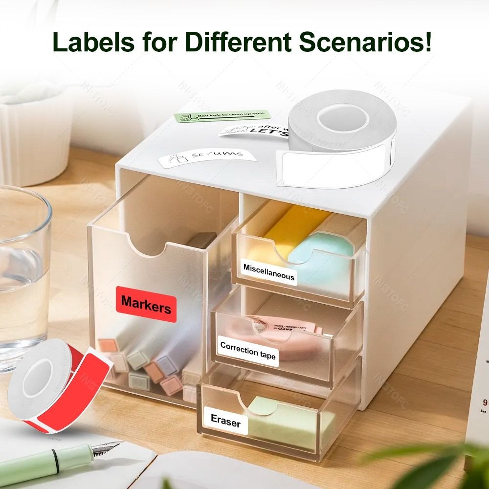 Colorful Adhesive Label Maker  - Label Printer Tape avis et prix