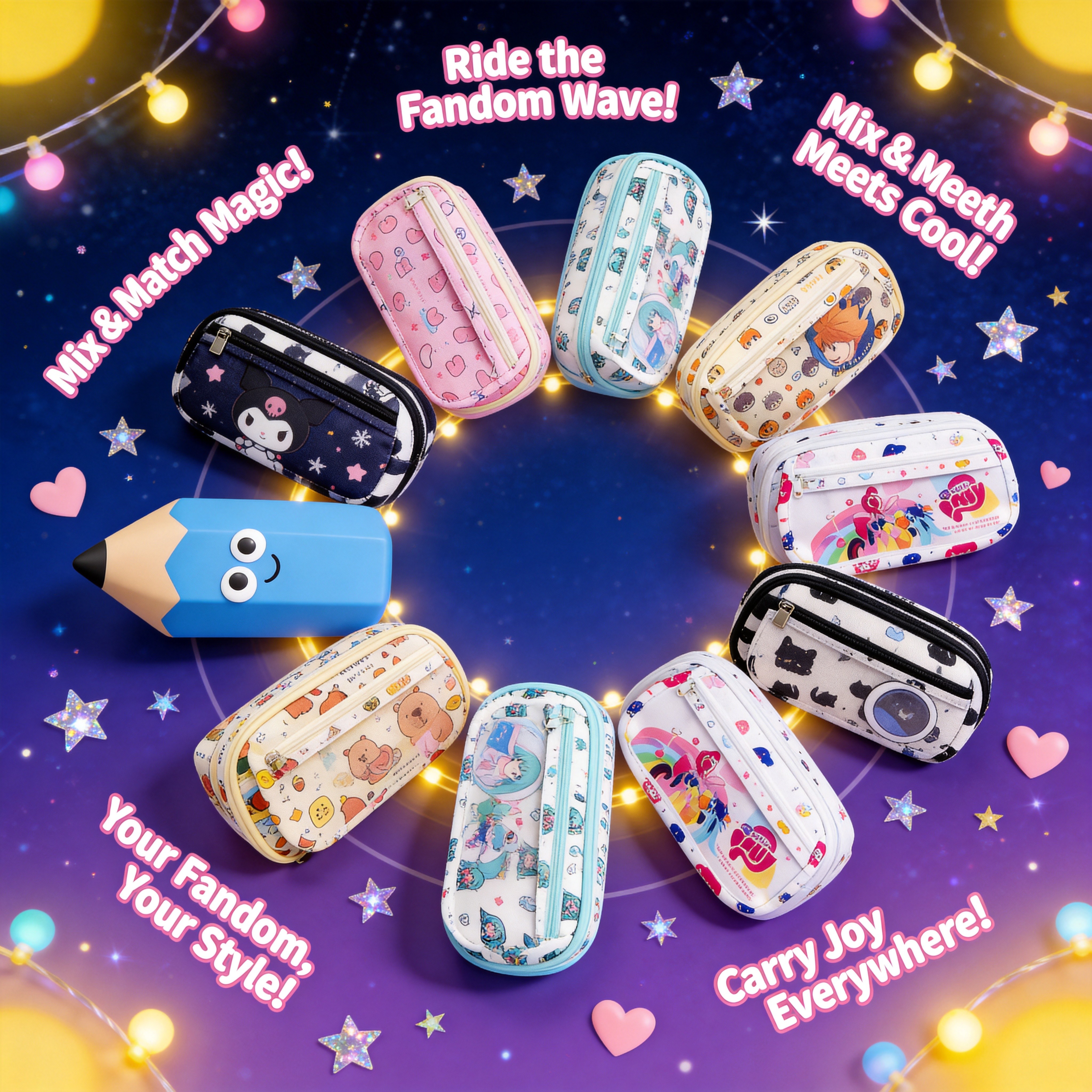 Hatsune Miku Cute Large Capaci - Pencil Case Large avis et prix