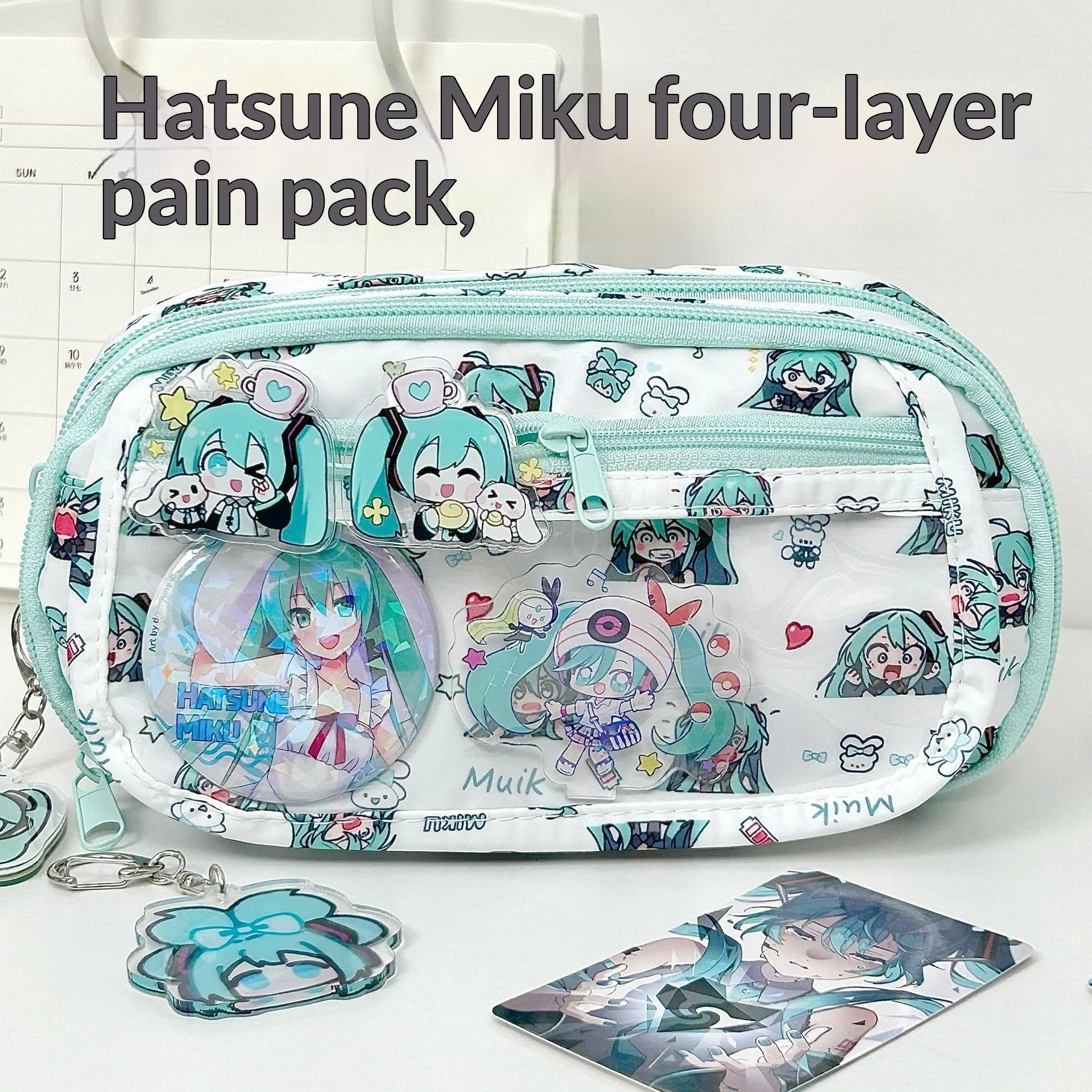 Hatsune Miku Cute Large Capaci - Pencil Case Large avis et prix
