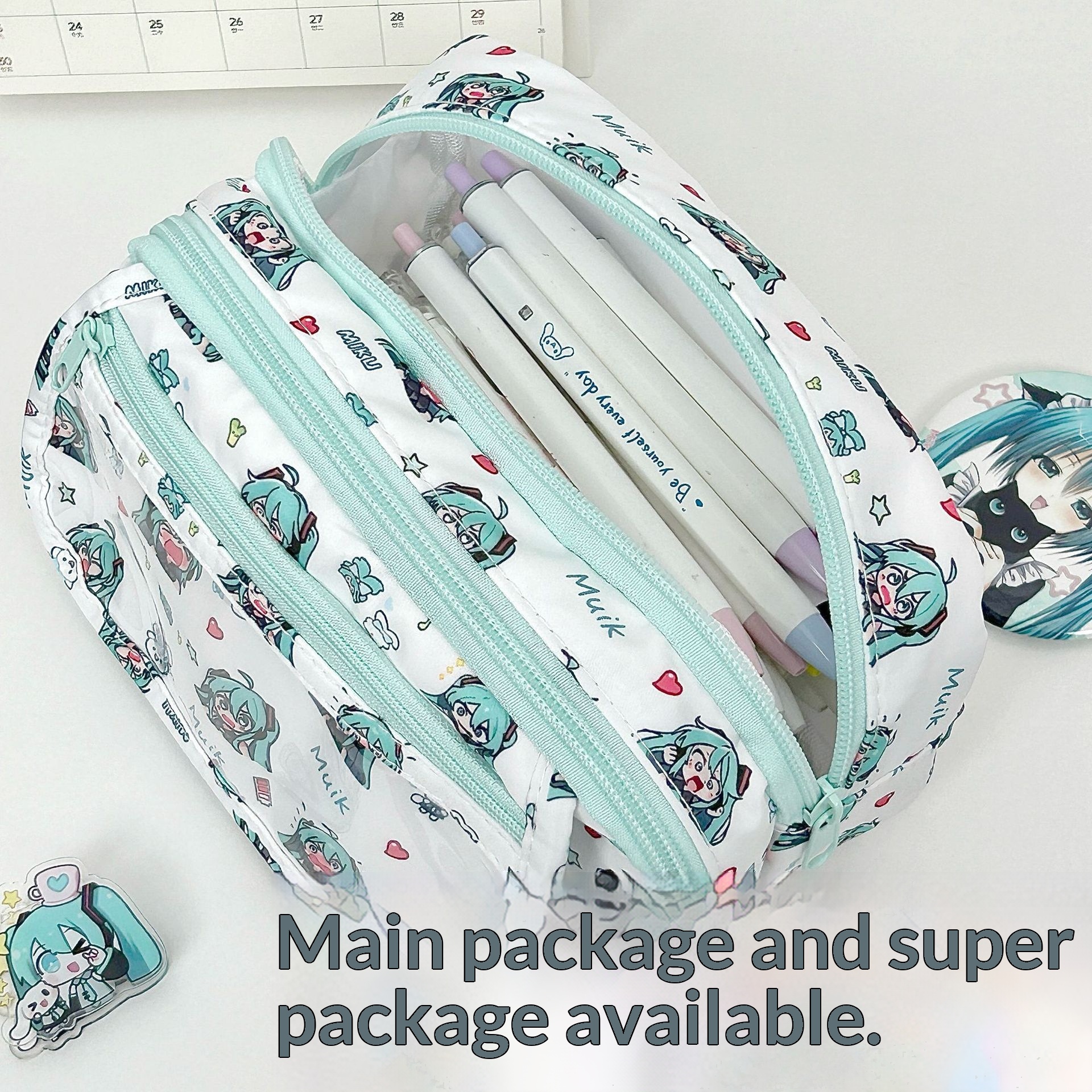 Hatsune Miku Cute Large Capaci - Pencil Case Large avis et prix