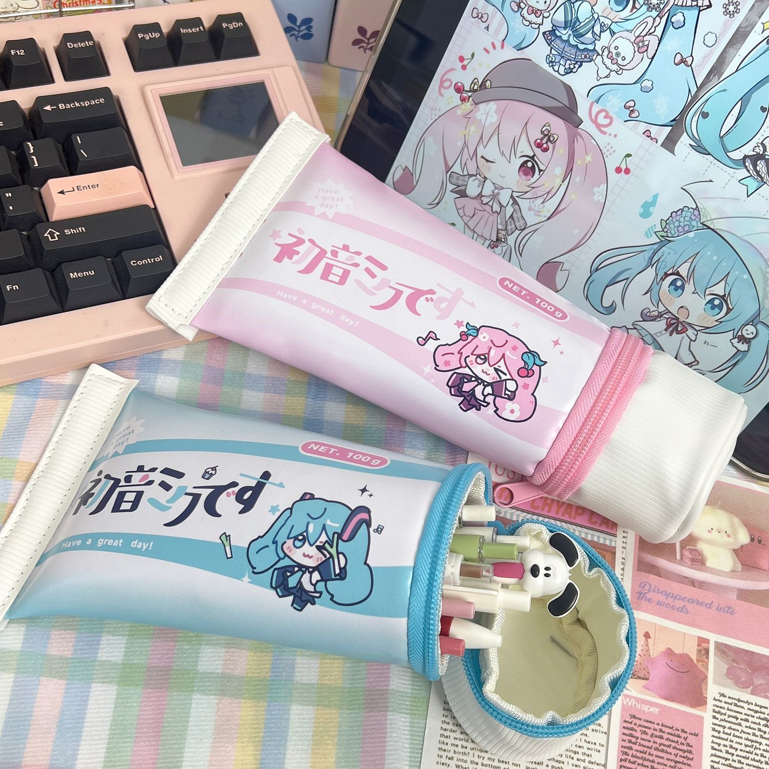 Hatsune Miku Simulation Toothp - Pencil Case Large avis et prix