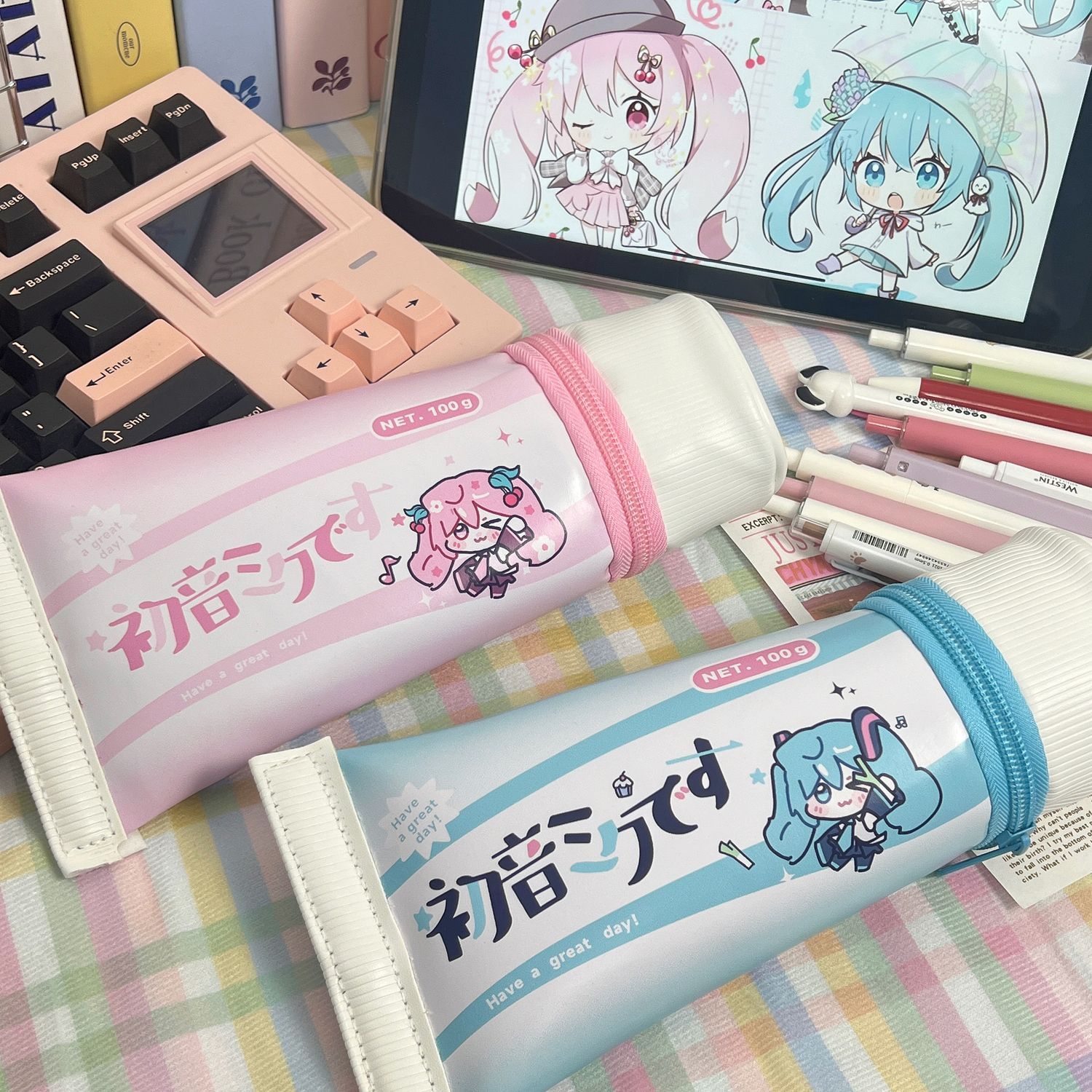 Hatsune Miku Simulation Toothp - Pencil Case Large avis et prix