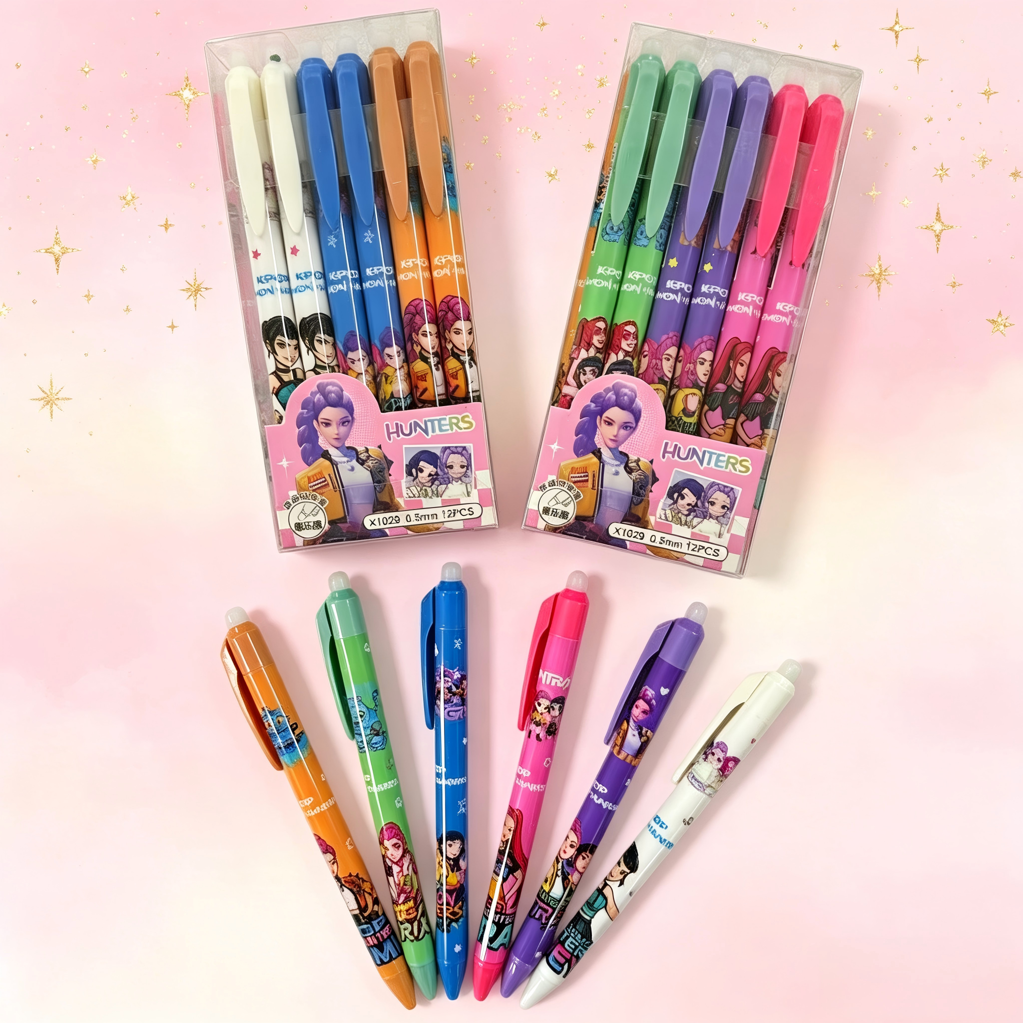 Cartoon Erasable Gel Pens Cute - Stationery Office avis et prix