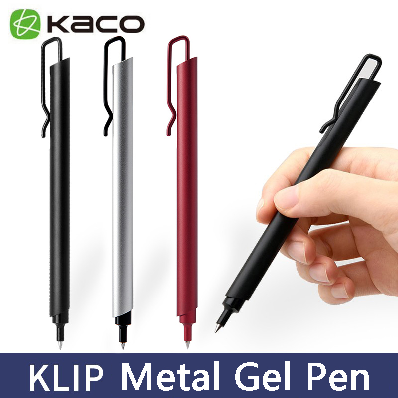 Kaco Metal Gel Pen 0.5MM Black - Stationery Supplies Business avis et prix