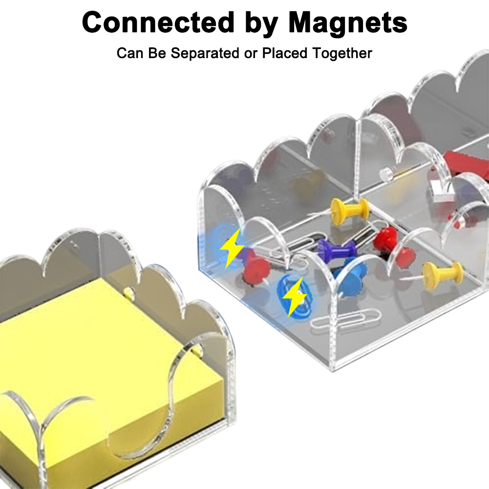 Magnetic 3-in-1 Acrylic Sticky - Paperclip Magnetic Set avis et prix